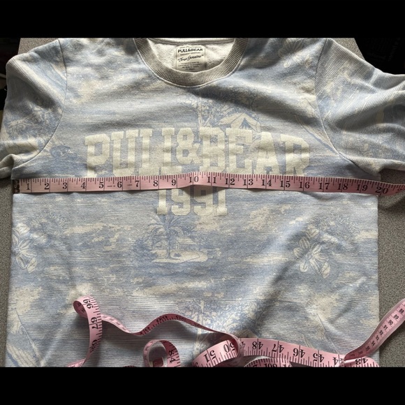Pull & Bear 1991 Printed Sweatshirt Size Medium - Picture 6 of 9